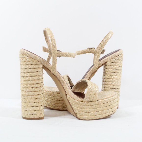 Jeffrey Campbell Yachty Platform Sandal - Tan 7.5M - Picture 3 of 5